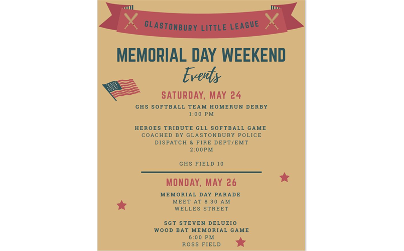Memorial Day Weekend GLL Events!