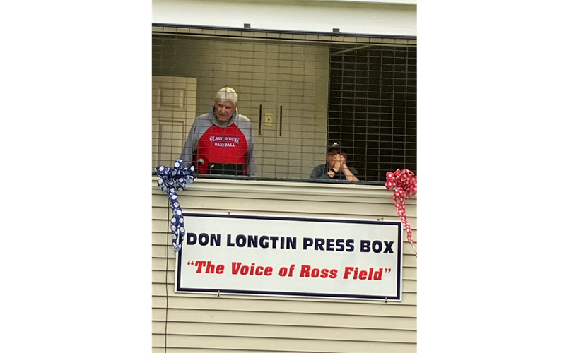 Don Longtin Press Box @ Ross Field